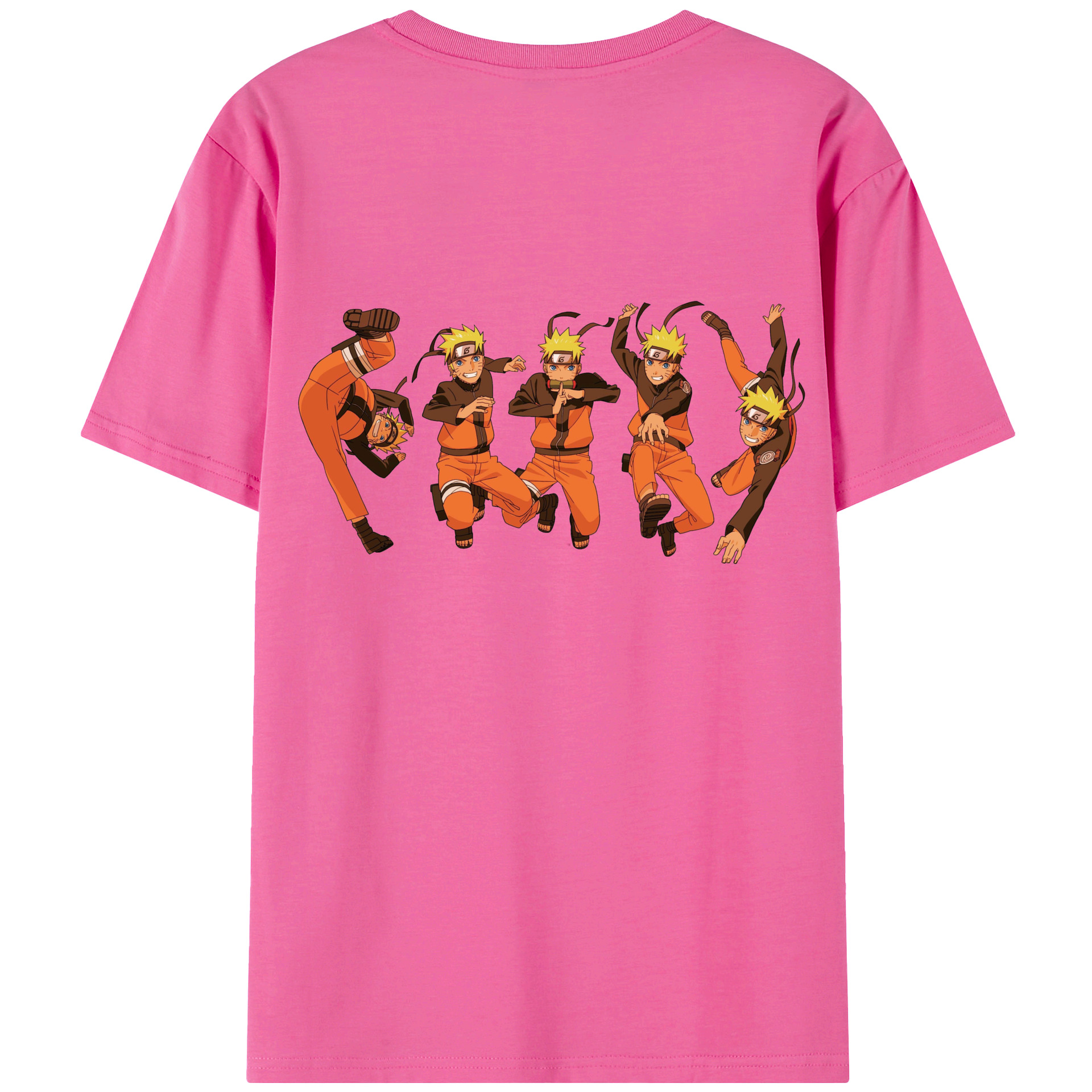 （画像用） NARUTO -ナルト- うずまき ナルト Uzumaki Naruto レディース半袖Tシャツ(バックプリント)